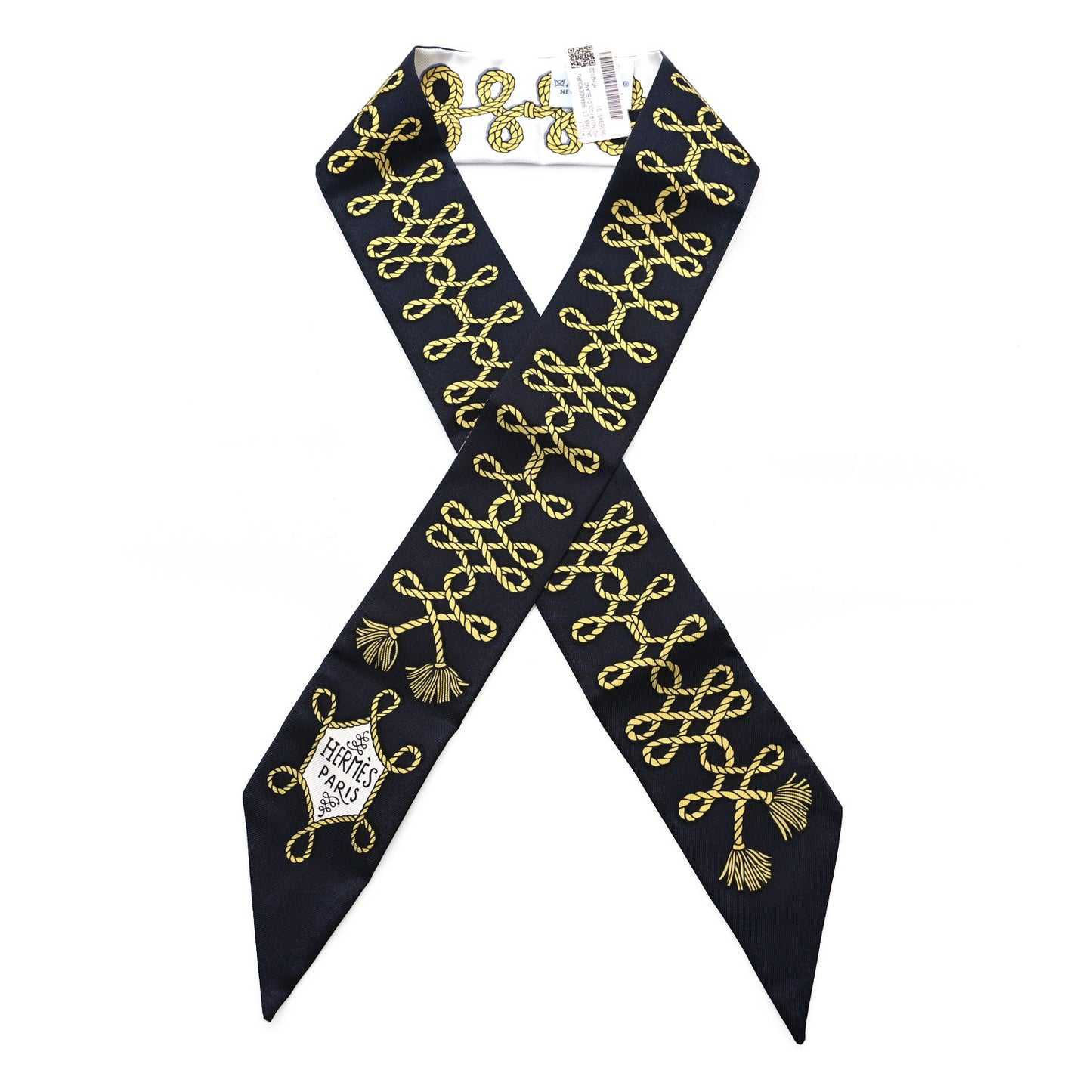 Silk Galons Et Brandebourg Twilly Black Gold White