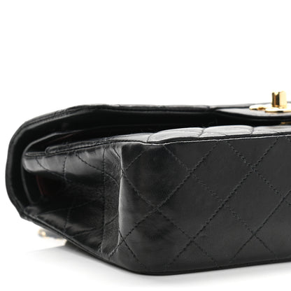 Chanel Lambskin Quilted Small Double Flap Black 9 of 11