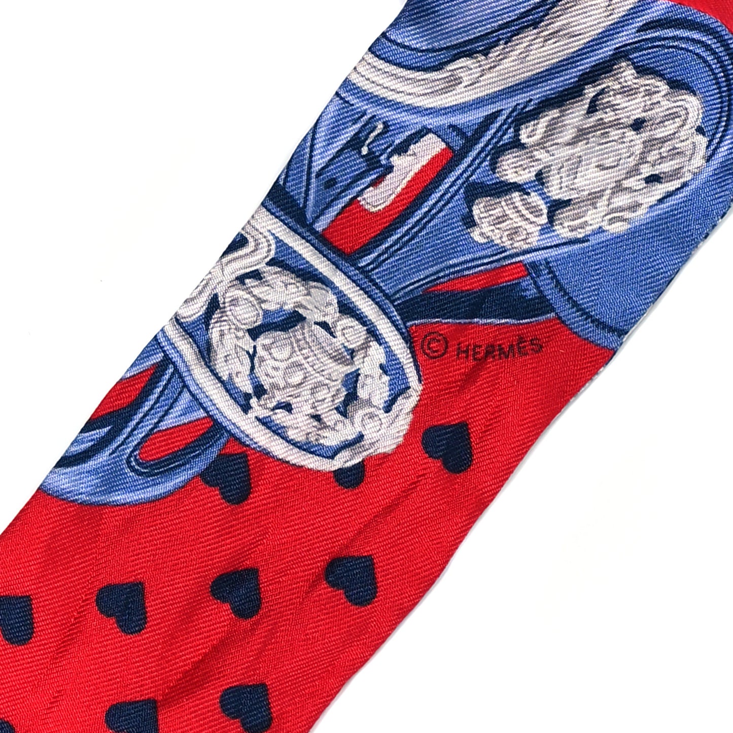 Silk Brides de Gala Love Twilly Rouge Bleu Bordeaux