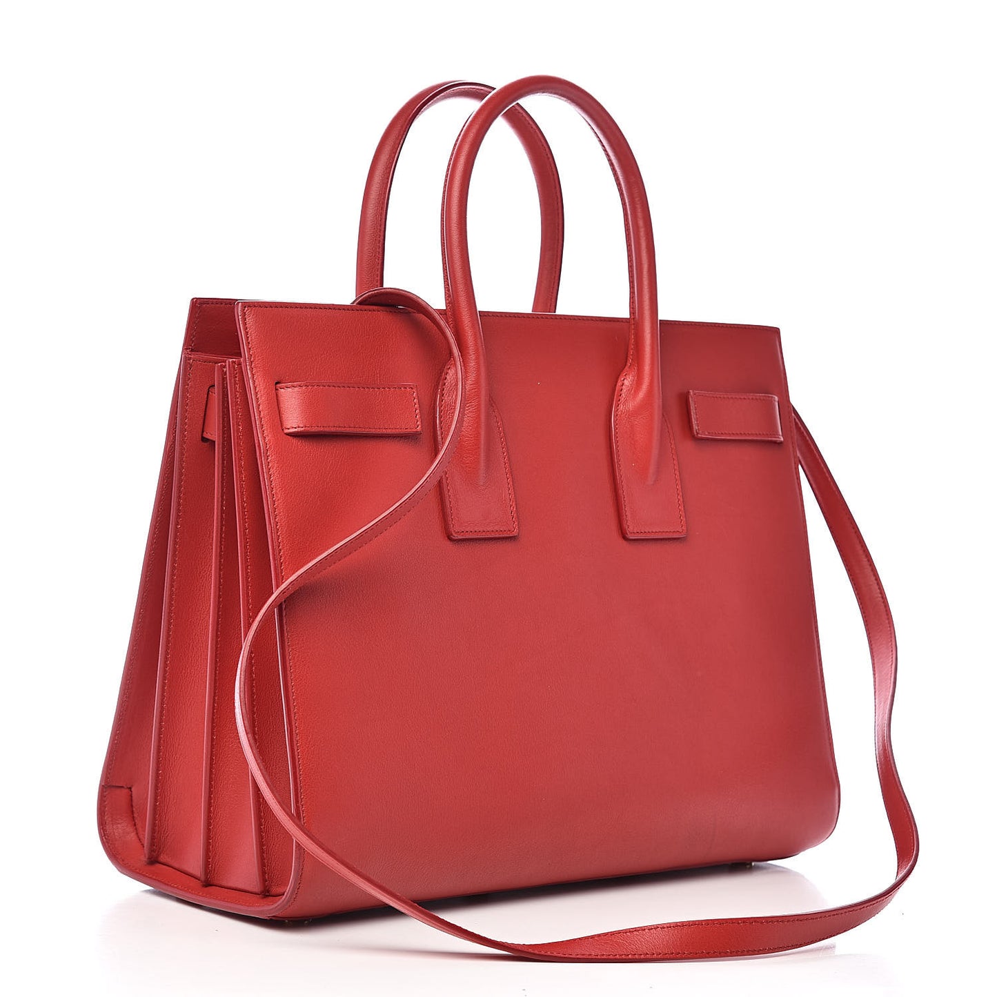 Calfskin Small Sac De Jour Lipstick Red