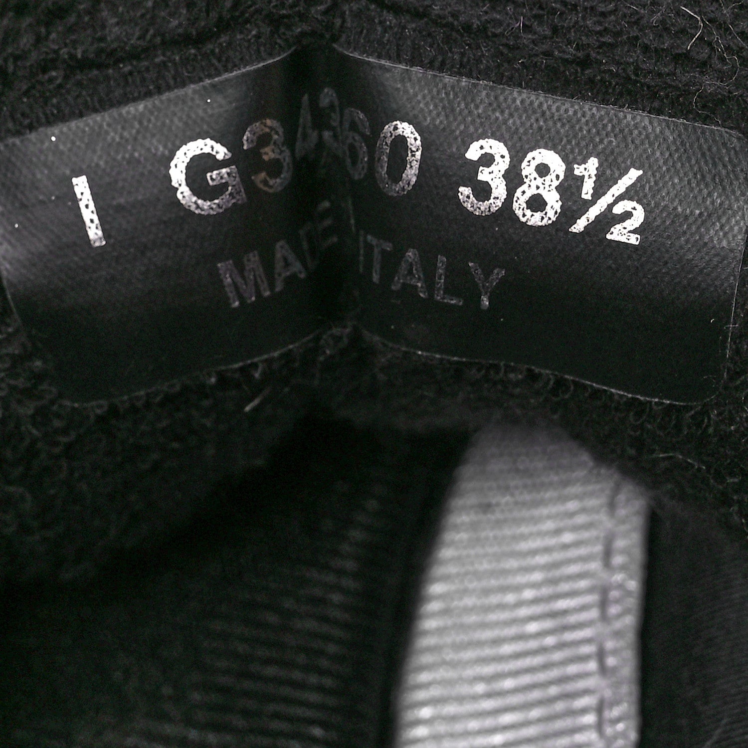 Chanel Fabric Calfskin Suede CC Sneakers 38.5 Black 8 of 8