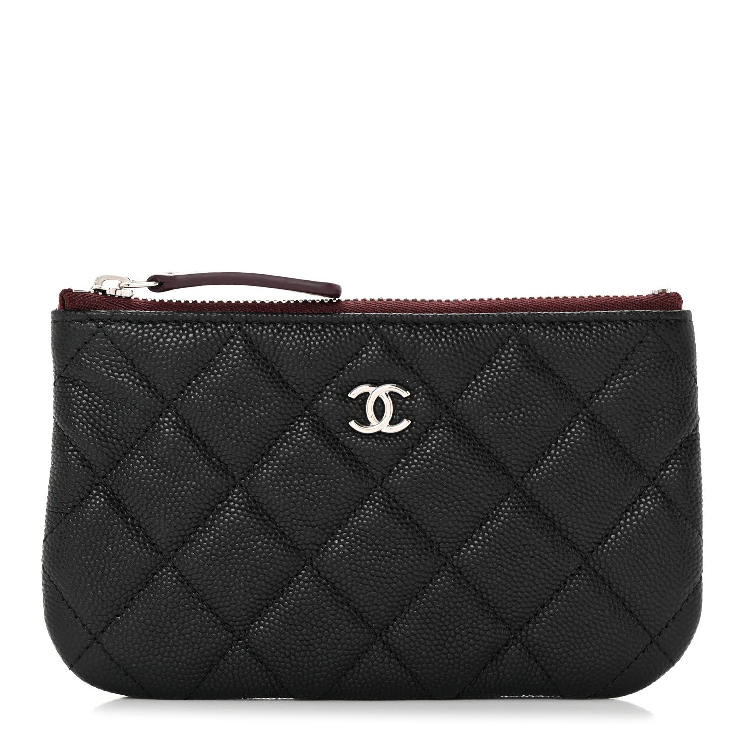 Chanel Caviar Quilted Small Cosmetic Case Black 1 of 8