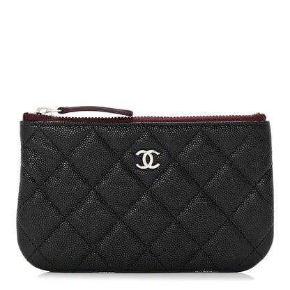Chanel Caviar Quilted Small Cosmetic Case Black 1 of 8