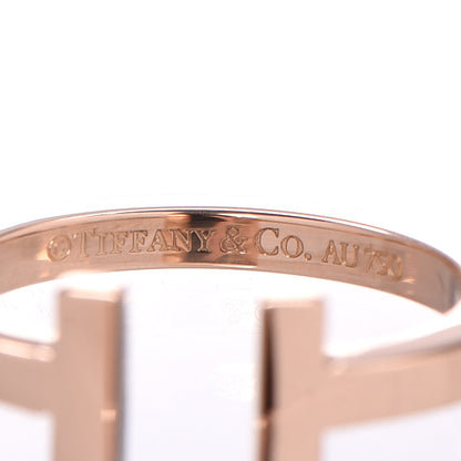 Tiffany 18K Rose Gold T Square Ring 56 7.5 4 of 5