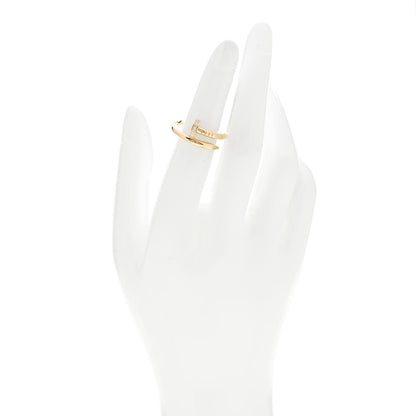 Cartier 18K Yellow Gold Diamond Juste Un Clou Ring 51 5.75 2 of 5