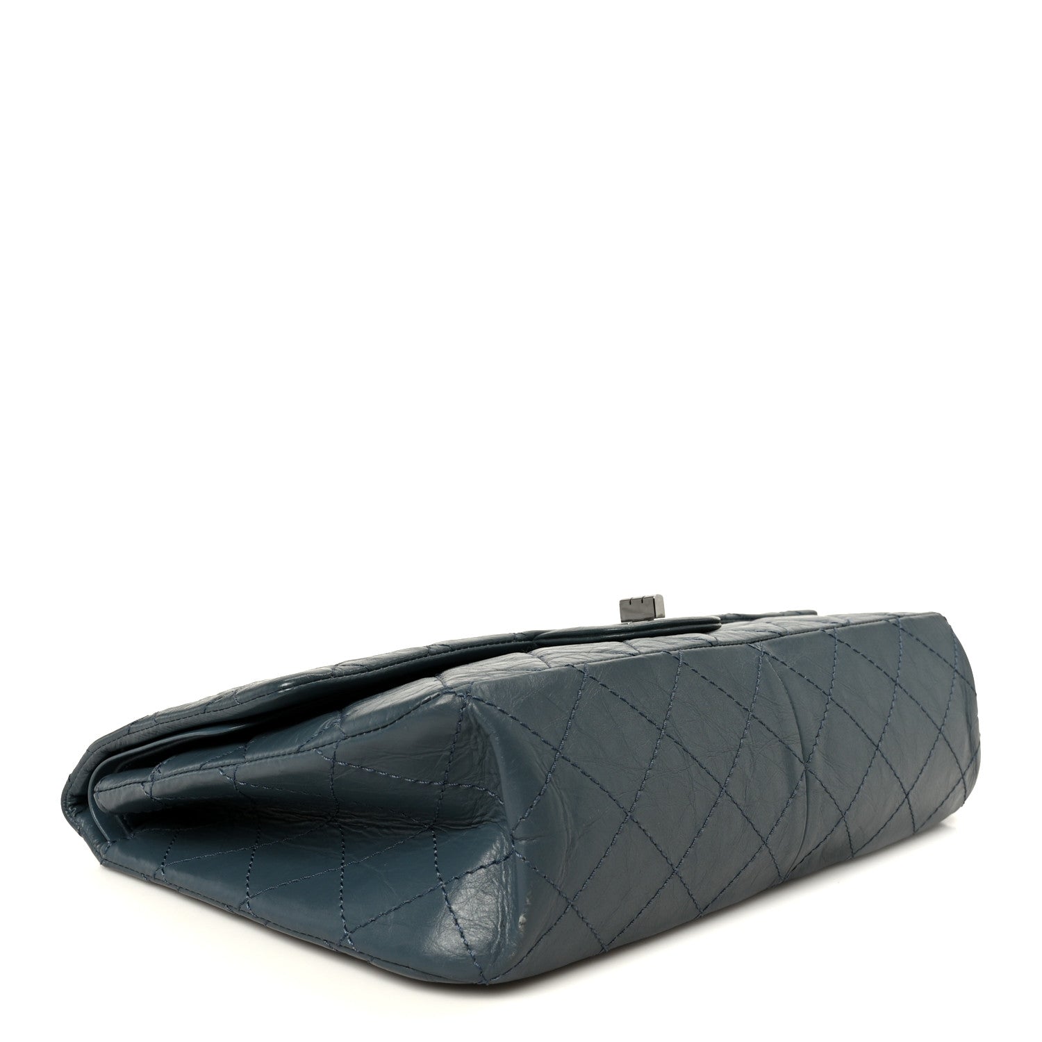 Chanel Aged Calfskin Quilted 2.55 Reissue 226 Flap Dark Blue 4 of 10