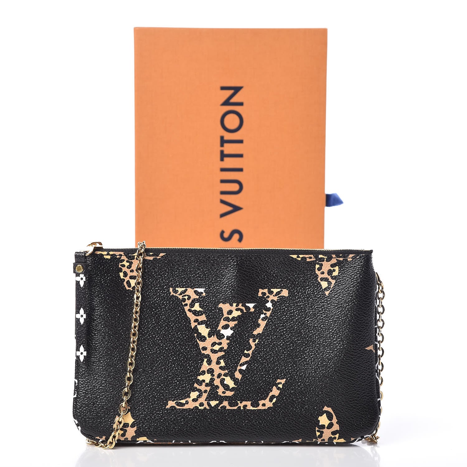 Louis Vuitton Monogram Giant Jungle Pochette Double Zip Black 10 of 10