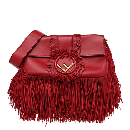 Fendi Nappa F is Fendi Fringe Baguette Fragola 1 of 13