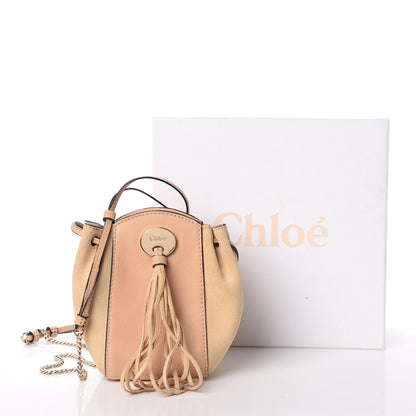 Chloe Suede Calfskin Mini Sac Drawstring Blush Nude 8 of 8
