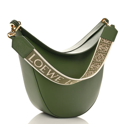 Loewe Satin Calfskin Jacquard Medium Luna Bag Avocado Green 3 of 8