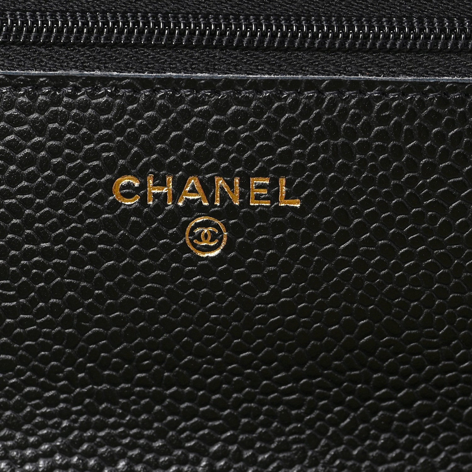 Chanel Caviar Quilted Wallet on Chain WOC Black 6 of 7