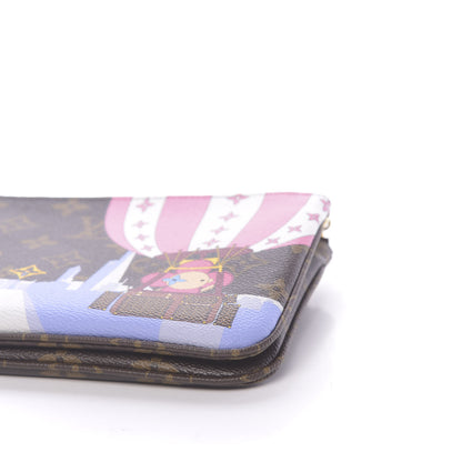 Louis Vuitton Monogram 2019 Christmas Animation Double Zip Pochette 9 of 10