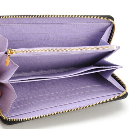 Louis Vuitton Monogram Multicolor Zippy Wallet Black Violet 5 of 7