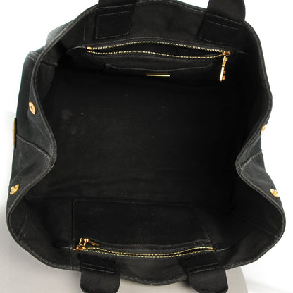 Prada Canapa Logo Tote Black 5 of 7