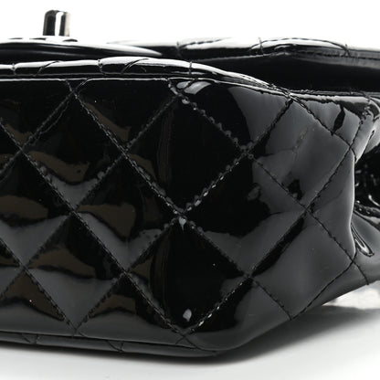 Chanel Patent Calfskin Quilted Mini Square Flap Black 9 of 9