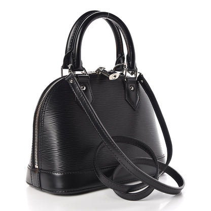 Louis Vuitton Epi Alma BB Black 4 of 9