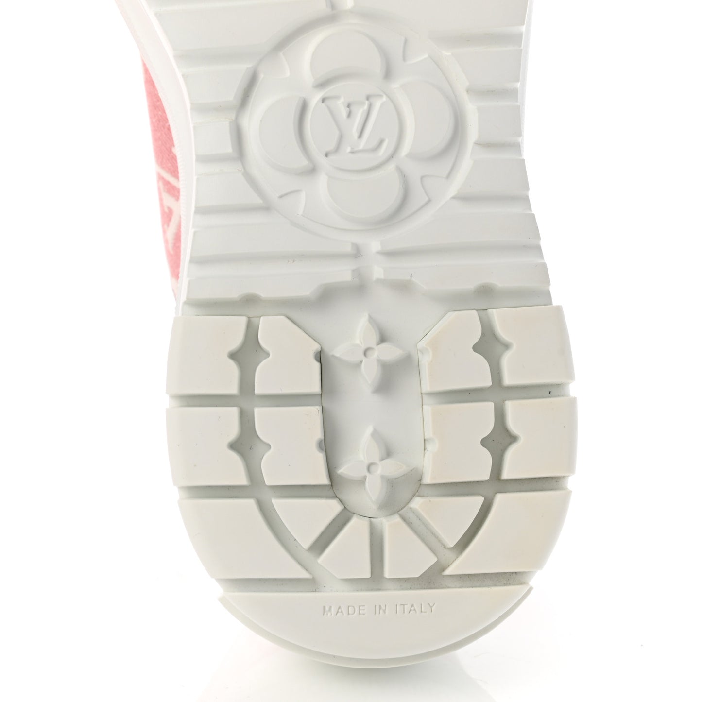 Denim Monogram Squad Sneakers 35 Pink