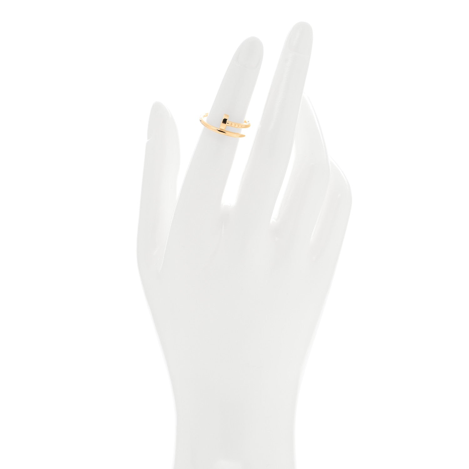 Cartier 18K Yellow Gold Small Juste Un Clou Ring 49 5 2 of 5