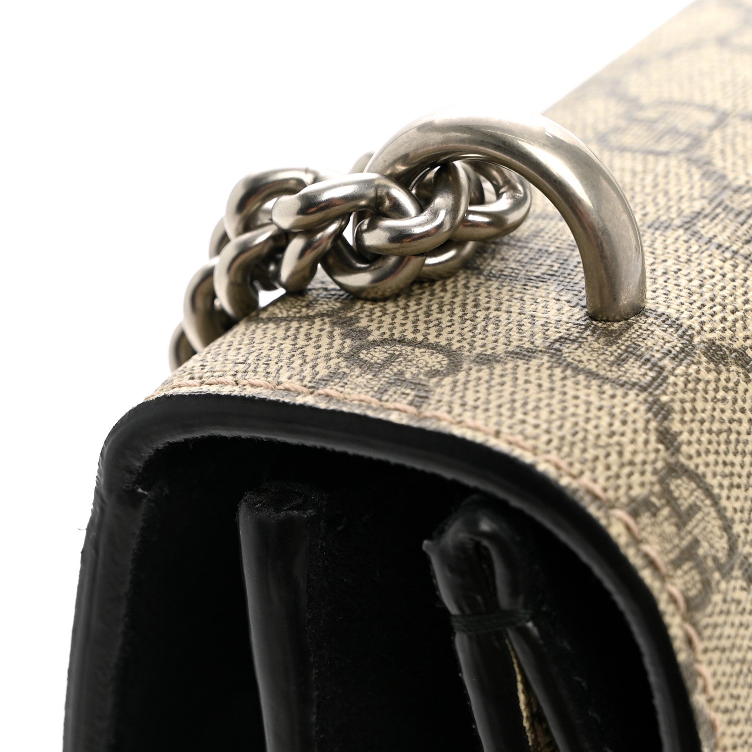 Gucci GG Supreme Monogram Medium Dionysus Shoulder Bag Black 12 of 12