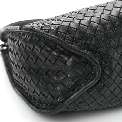Bottega Veneta Nappa Intrecciato Shoulder Bag Black 5 of 7