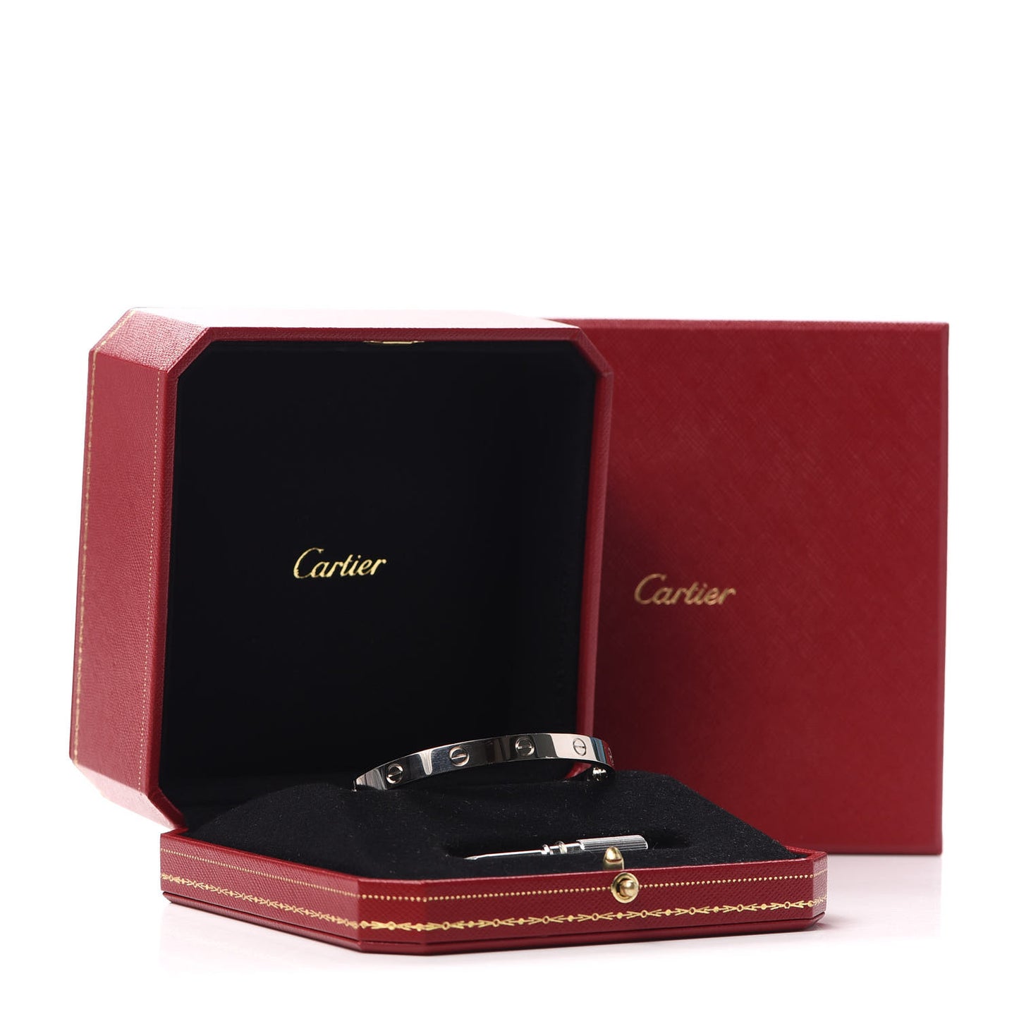 18K White Gold LOVE Bracelet 18