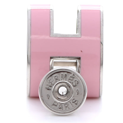 Hermes Palladium Lacquered Pop H Earrings Rose Dragee 3 of 5
