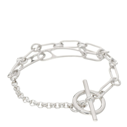 Hermes Sterling Silver Chaine d'Ancre Punk Bracelet LG 2 of 4