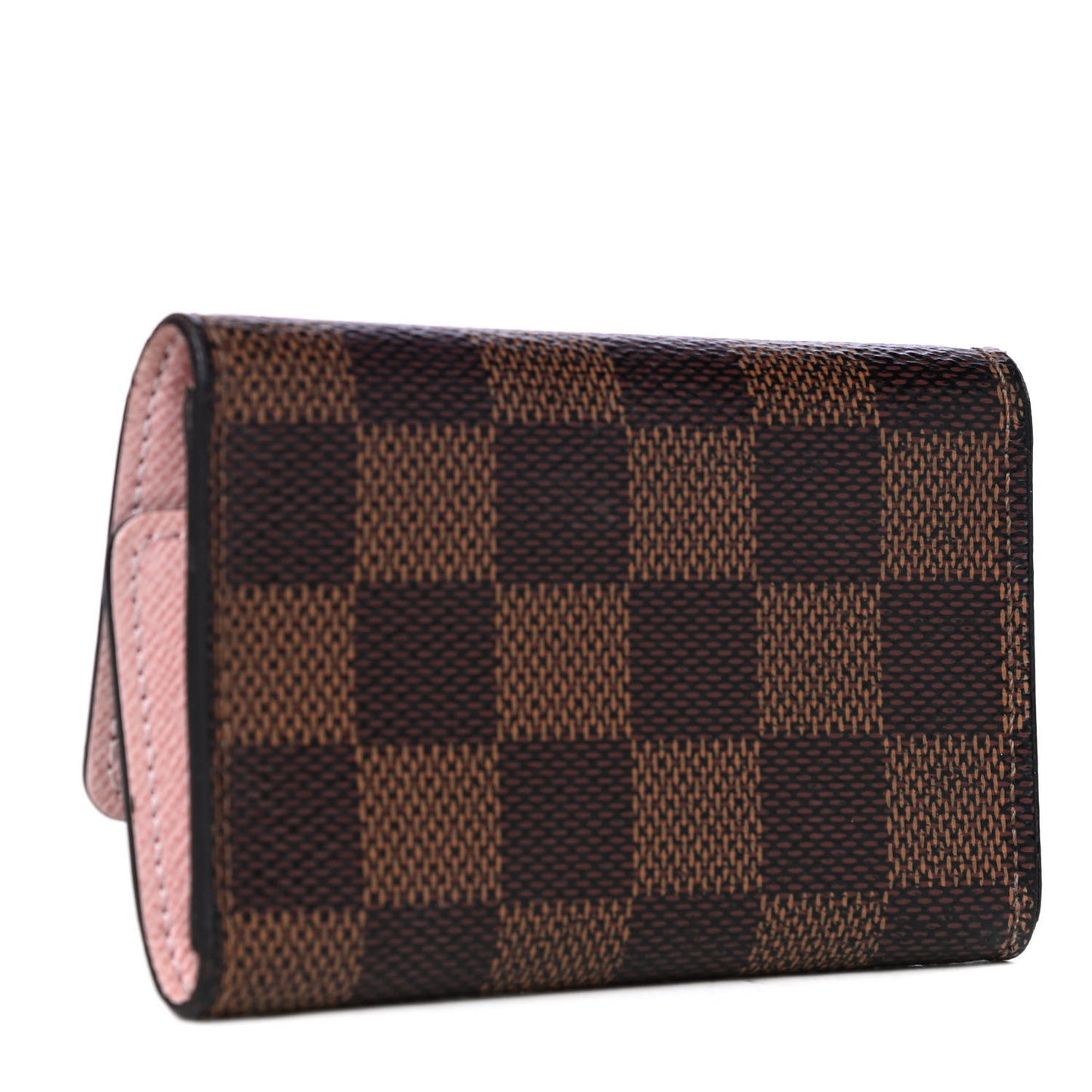 Damier Ebene Multicles 6 Key Holder Rose Ballerine