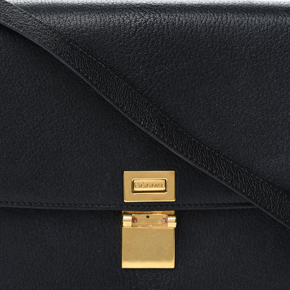 Celine Goatskin Medium Classic Box Flap Bag Black 11 of 12