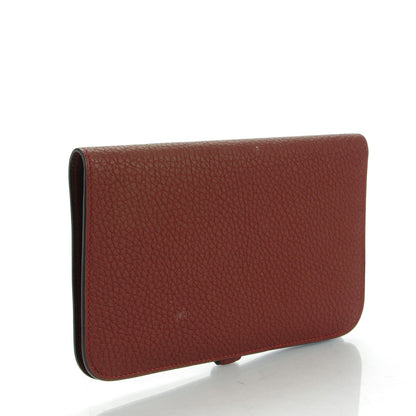 Hermes Togo Dogon Duo Wallet Rouge H 3 of 10