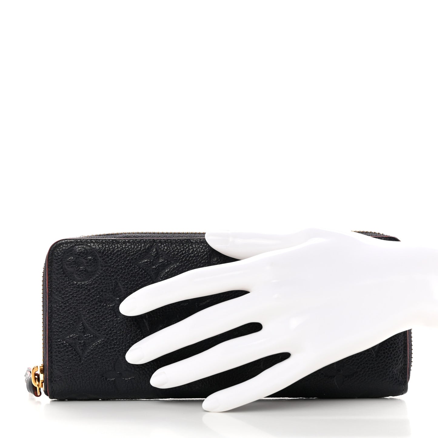 Empreinte Clemence Wallet Marine Rouge