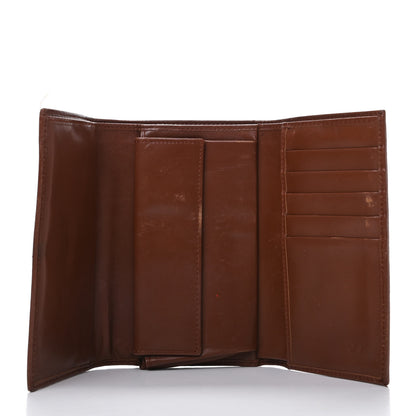 Gucci Monogram Clip Trifold Wallet Brown 5 of 11