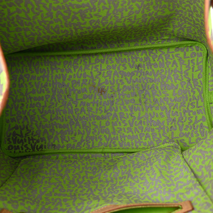 Louis Vuitton Monogram Graffiti Neverfull GM Green 5 of 19
