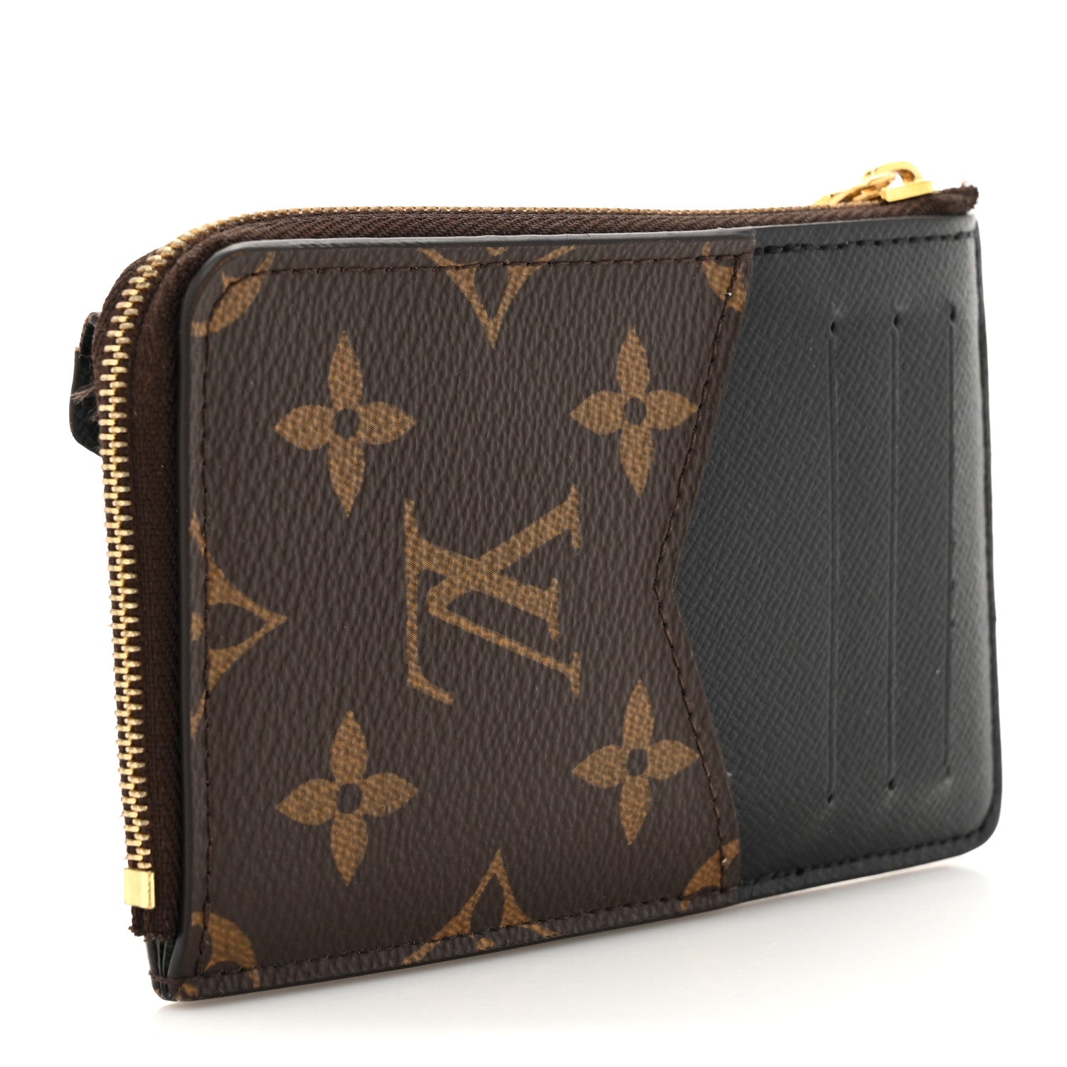 Louis Vuitton Monogram Recto Verso Card Holder Black 3 of 11