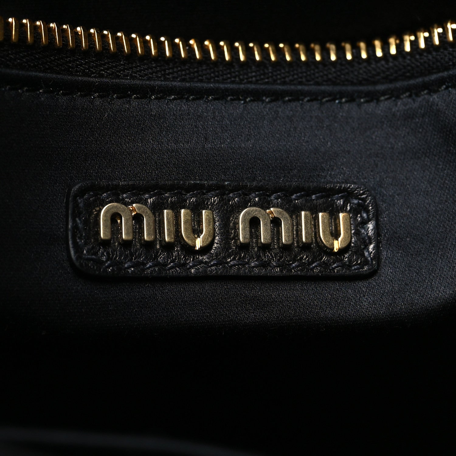 Miu Miu Nappa Matelasse Tote Bag Black 6 of 9