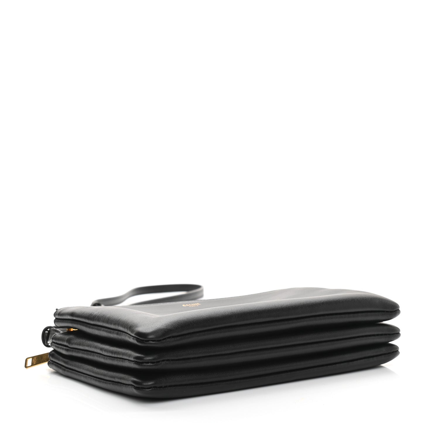 Lambskin Small Trio Crossbody Bag Black