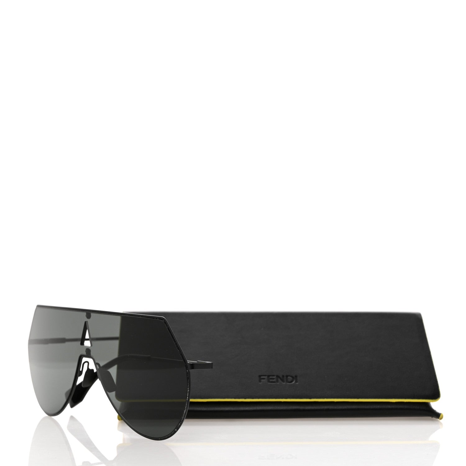 Fendi Metal Mirrored Eyeline Sunglasses FF 0193/S Black 7 of 7