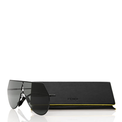 Fendi Metal Mirrored Eyeline Sunglasses FF 0193/S Black 7 of 7