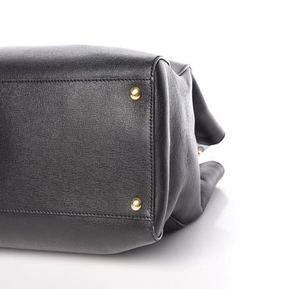 Fendi Vitello Elite Regular 2Jours Tote Black 9 of 13