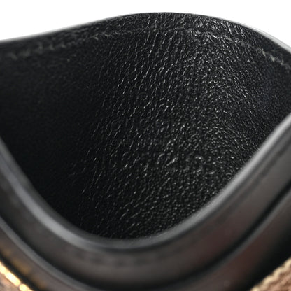 Gucci GG Supreme Monogram Bees Card Holder Black 6 of 6