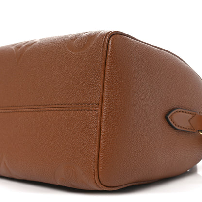 Louis Vuitton Empreinte Monogram Giant Speedy Bandouliere 25 Cognac 9 of 9
