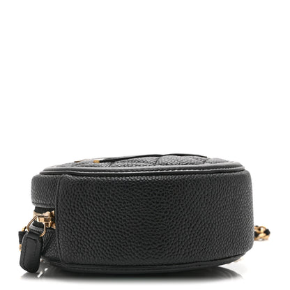 Chanel Caviar Quilted Round Filigree Crossbody Black 4 of 10