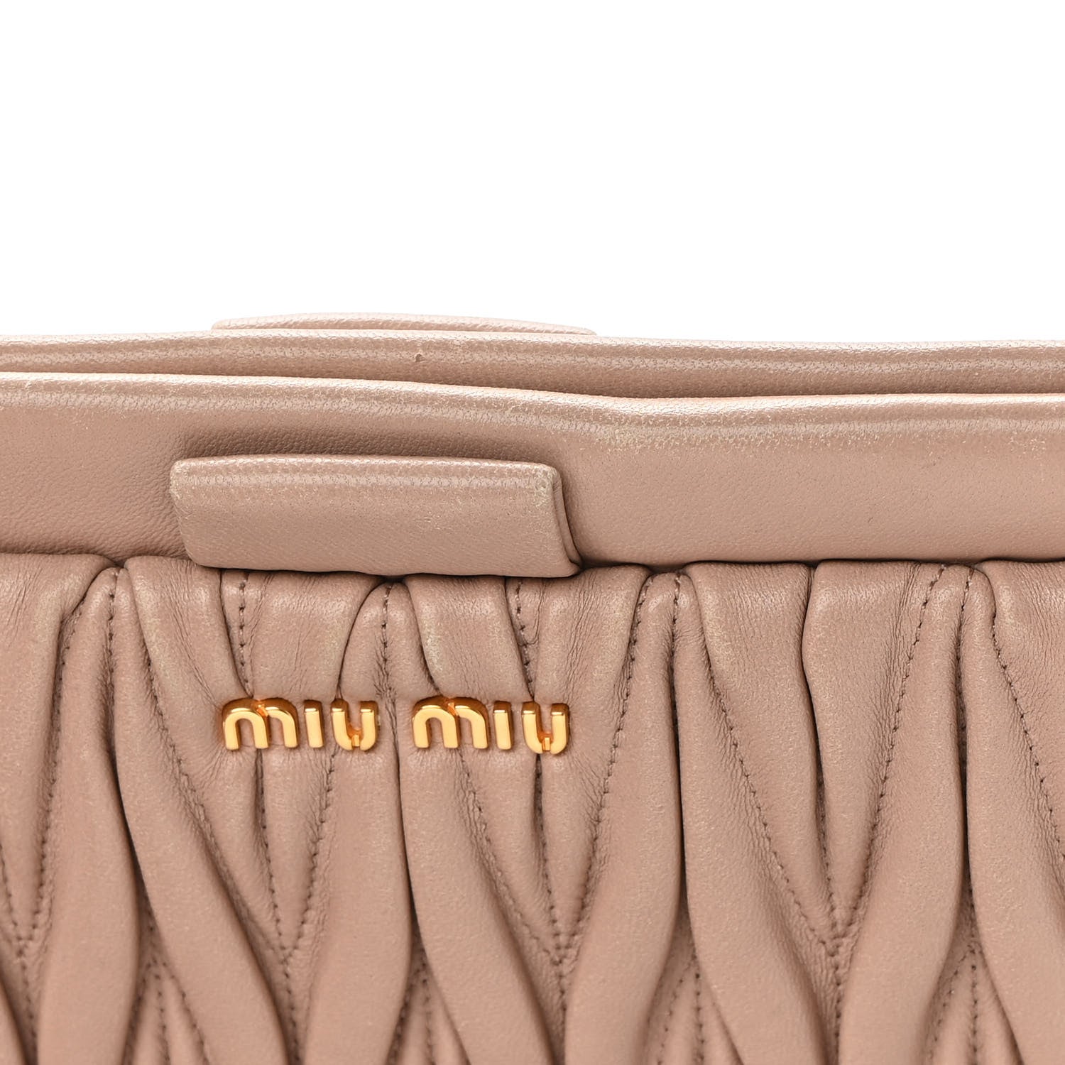 Miu Miu Nappa Matelasse Crossbody Cammeo 17 of 17