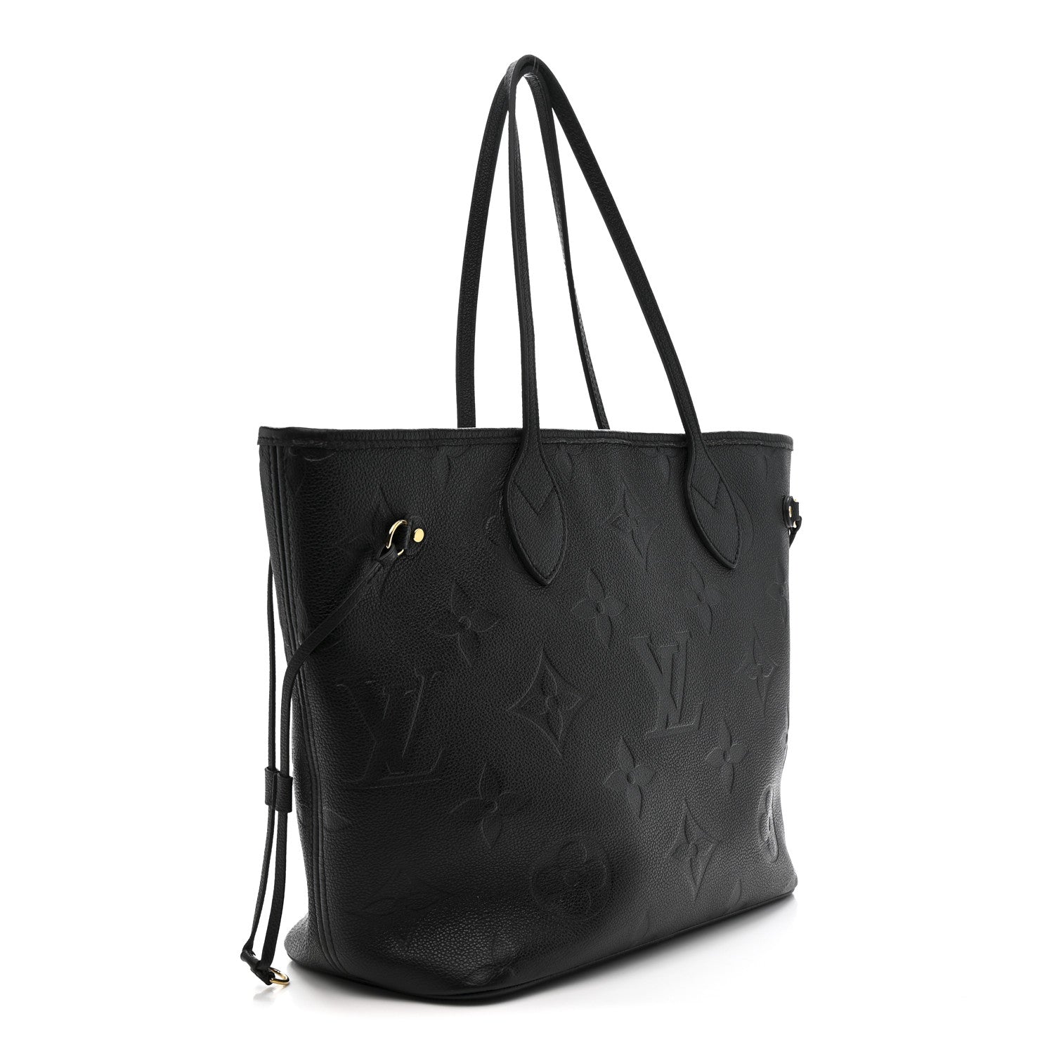 Louis Vuitton Empreinte Monogram Giant Neverfull MM Black 3 of 12