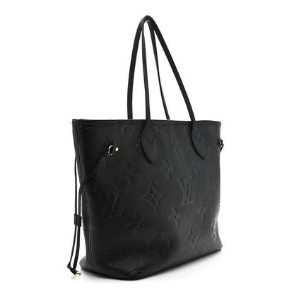 Louis Vuitton Empreinte Monogram Giant Neverfull MM Black 3 of 12