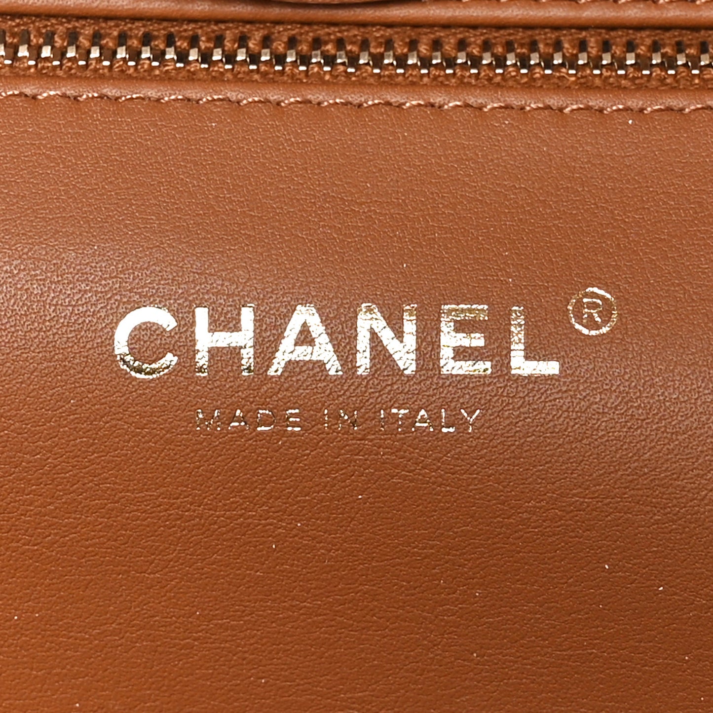 Lambskin Shearling Medium Deauville Tote Brown