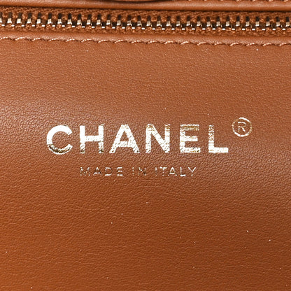 Chanel Lambskin Shearling Medium Deauville Tote Brown 7 of 11