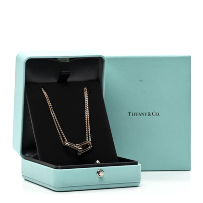 Tiffany 18K Rose Gold HardWear Double Link Pendant Necklace 6 of 6