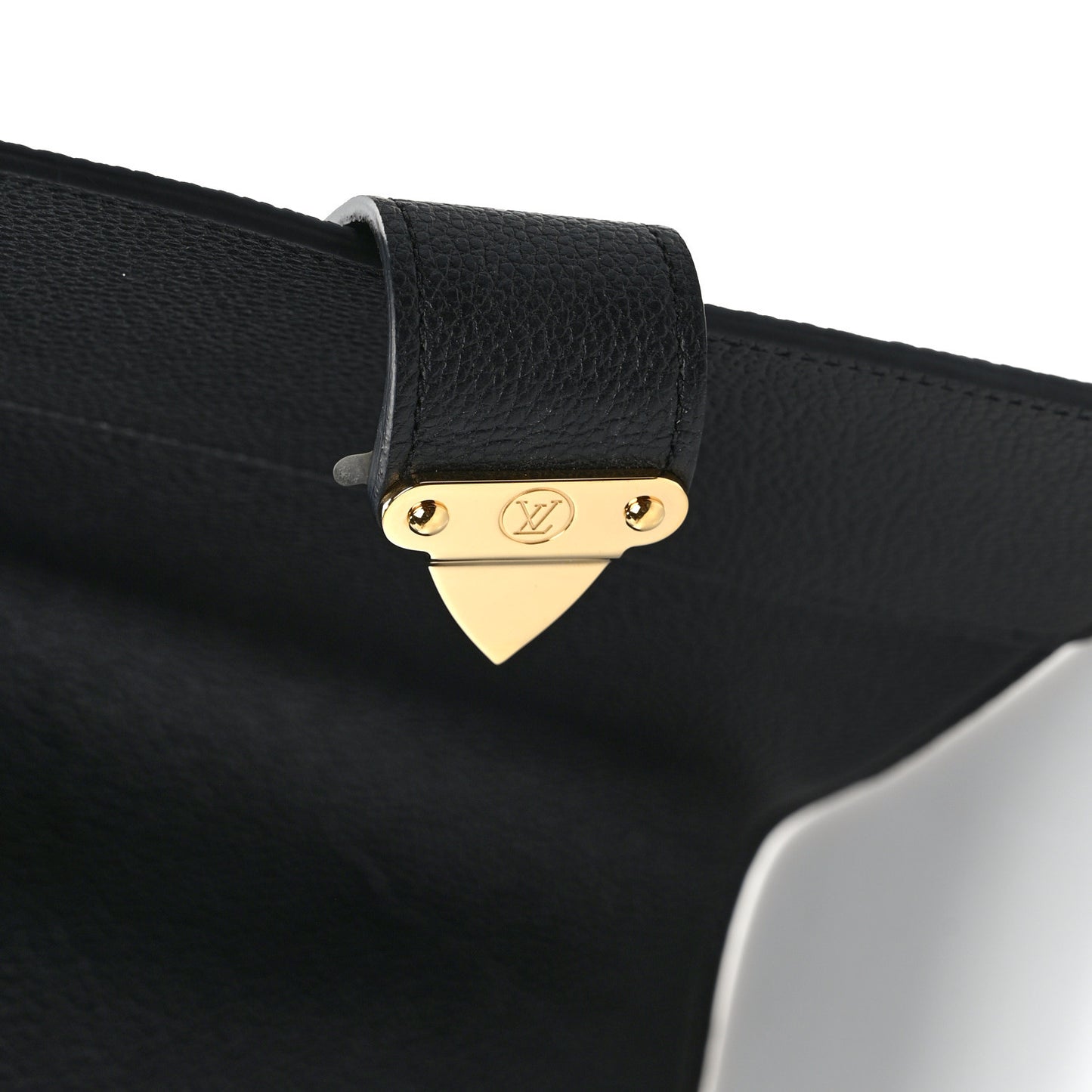 LOUIS VUITTON Empreinte Monogram Giant Paul Notebook Cover MM Black Beige