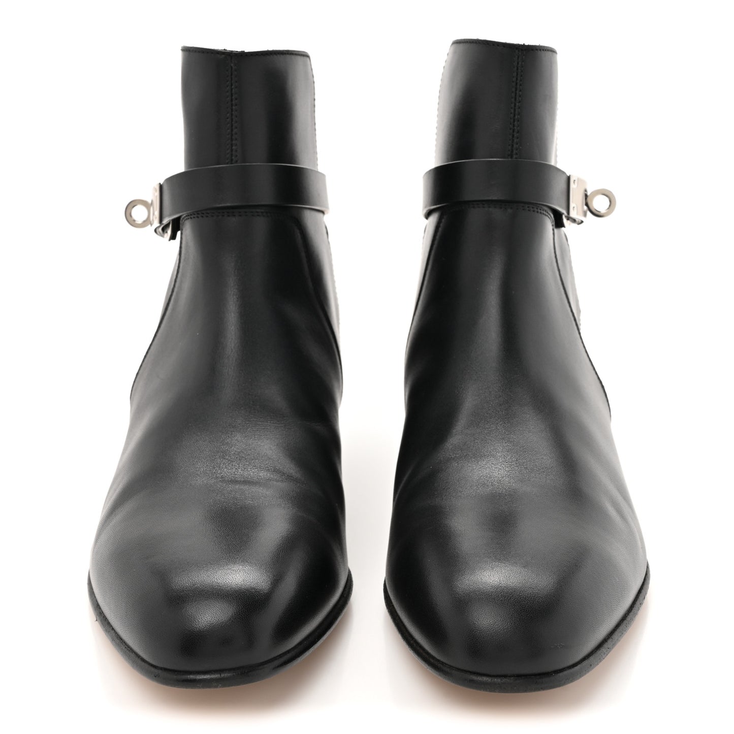 Calfskin Neo Ankle Boots 38.5 Black